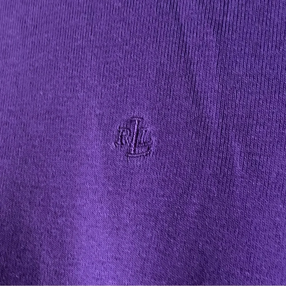 Lauren Ralph Lauren Purple Long Sleeve Shirt with Embroidered Logo size XL - Picture 7 of 12